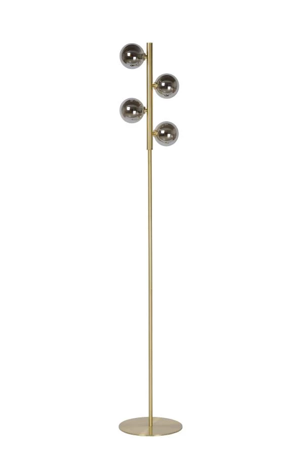 Lucide TYCHO - Floor lamp - 4xG9 - Matt Gold / Brass - turned off